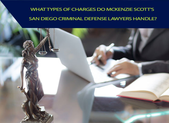 What Types of Charges Do McKenzie Scott's San Diego Criminal Defense Lawyers Handle?