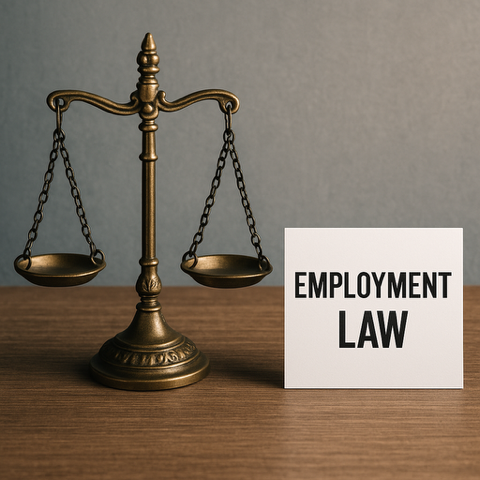 employment law. scales of justice